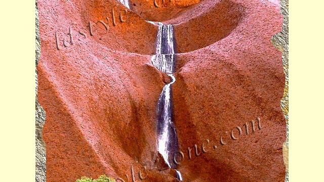 Waterfall-at-Uluru-Outback-Australia Waterfall-at-Uluru-Outback-Australia